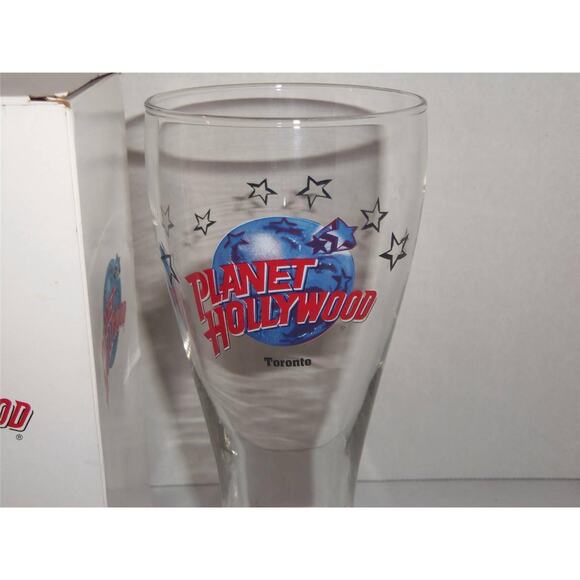 Planet Hollywood Toronto Pilsner Beer Glass Barware Canada -111417 - Picture 2 of 2